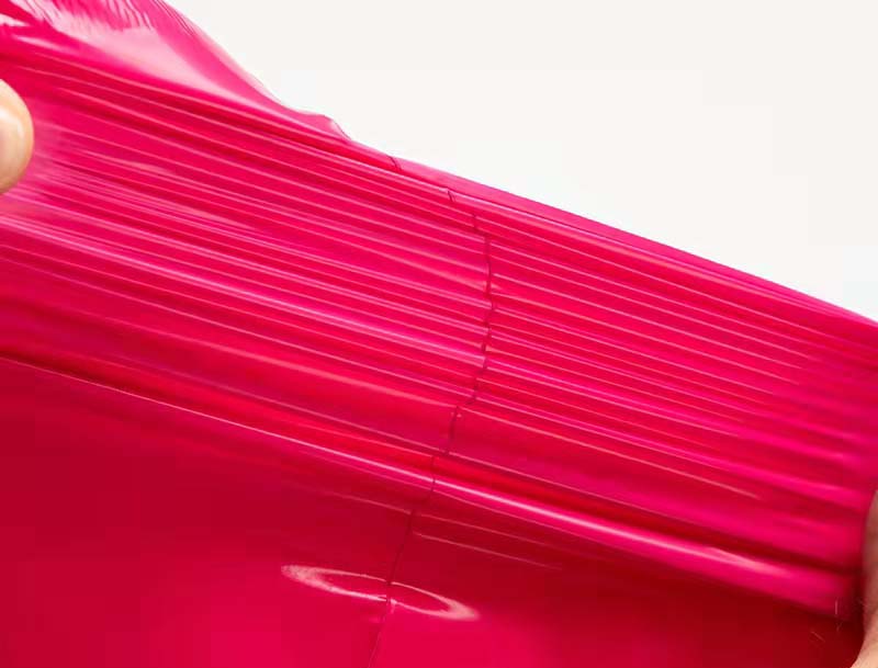 海沧玫红色快递袋-05